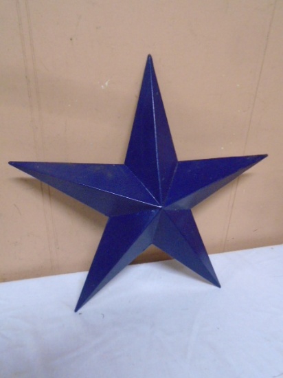 Blue Metal Art Star