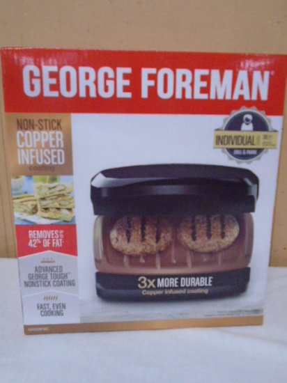 George Foreman Non-Stick Copper Infused Grill