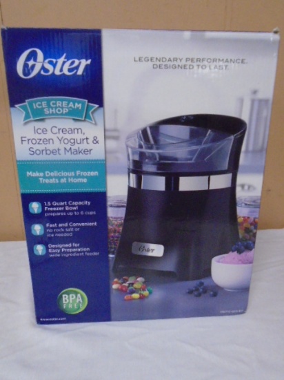 Oster Ice Cream Shop Ice Cream-Yogurt-Sorbet Maker