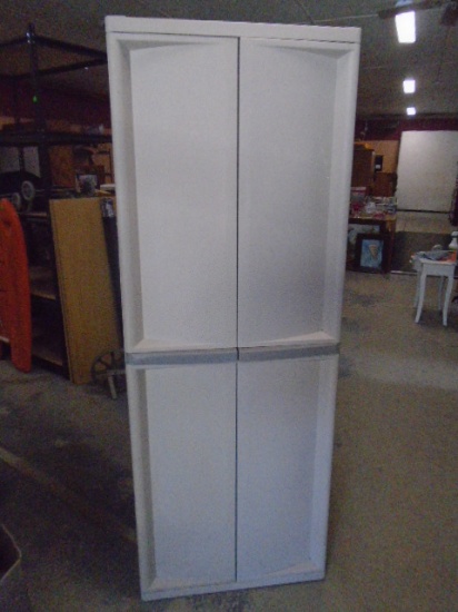 Sterilite Double Door Resin Storage Cabinet