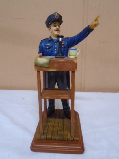 Blue Hats of Bravery "Morning Briefing " Figurine