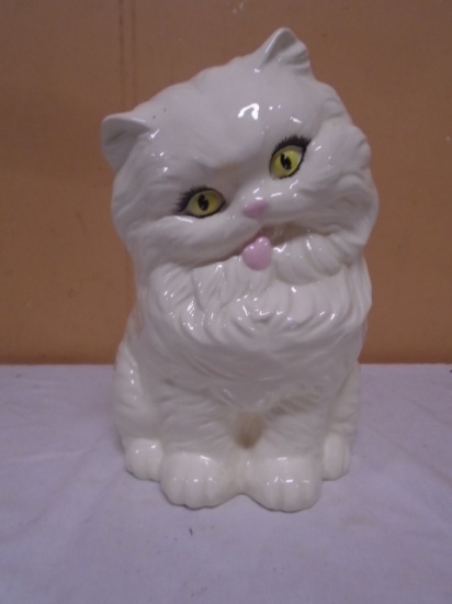 Ceramic Cat Statue