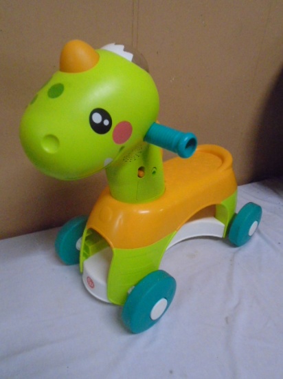 Fisher Price Paradise Pals Roll & Roar Dino Ride-On