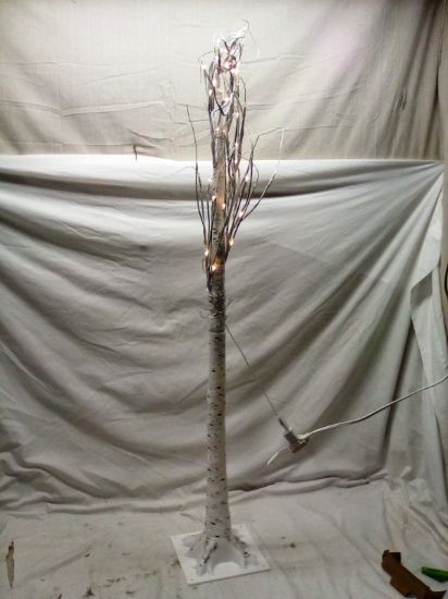 4' Tall Composite 3 Piece Lighted Decorative Tree Match to Lot 77