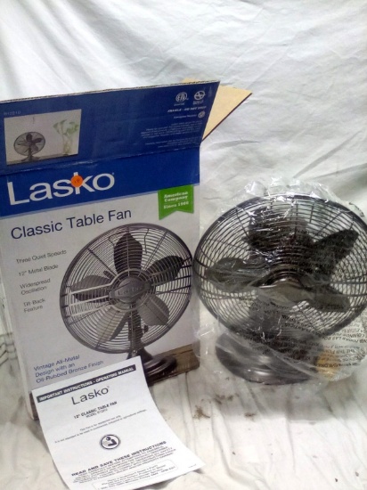 12" Lasko Classic Table Fan