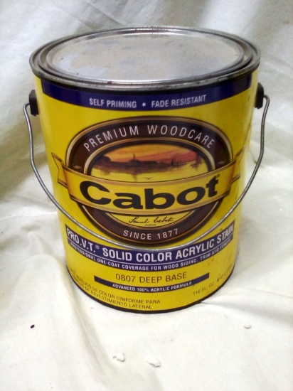 Cabot Pro VT Solid Color Acrylic Stain 0807 Deep Base