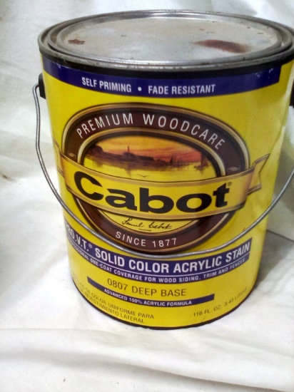Cabot Pro VT Solid Color Acrylic Stain 0807 Deep Base