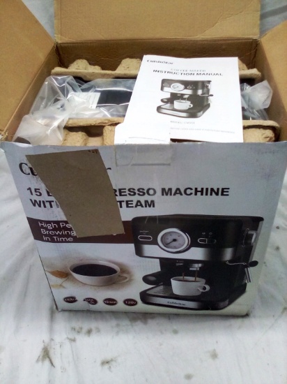 CuisinStar 15 Bar Espresso Machine with Milk Steam