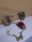 Group of 4 Deer Antlers Mounts