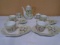 Vintage 11pc Service of 4 China Tea Set