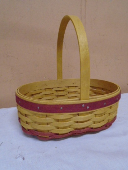 2005 Red Weave Longaberger Basket
