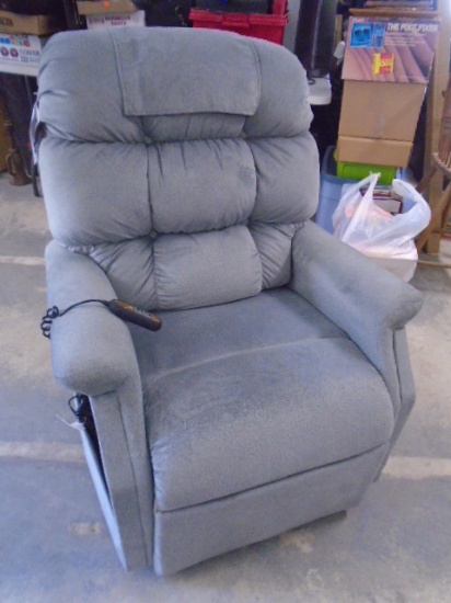 Like New Golden Light Blue Lift Chair-See Pic #2