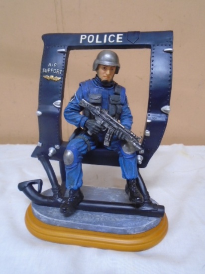 Vanmark Blue Hats of Bravery "Air Offensive" Policeman Figurine