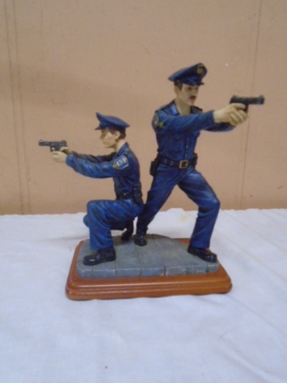 Vanmark Blue Hats of Bravery "Split Second " Policeman Figurine