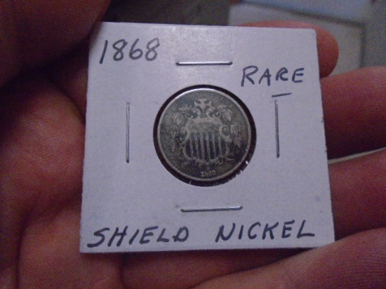 1868 Sheild Nickel