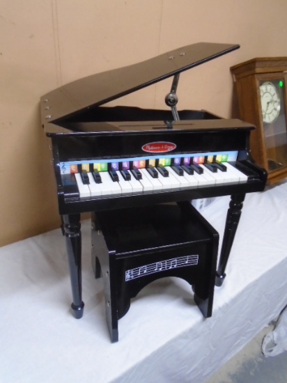 Melissa & Doug Child's Wooden Baby Grand Piano