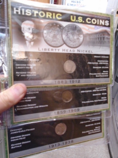 3pc Historic Coin Set