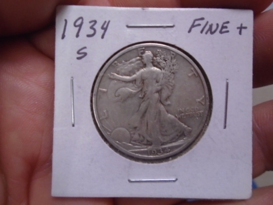 1934 S-Mint Walking Liberty Half Dollar
