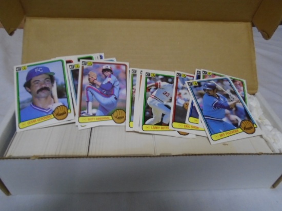 Box of Donruss Baseball Cards
