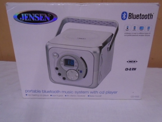 Jensen Portable Bluetooth Music System w/ CD Player