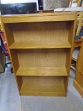 Oak Bookcase w/ 3 Shelves
