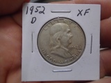 1952 D-Mint Franklin Half Dollar