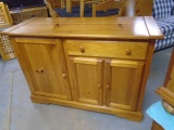 Beautiful Solid Wood Buffet Cabinet w/Drawer and 3 Doors