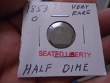 1853 O Mint Seated Liberty Half Dime