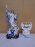 2 Angel Statues