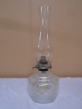 Vintage Glass Oil Lamp