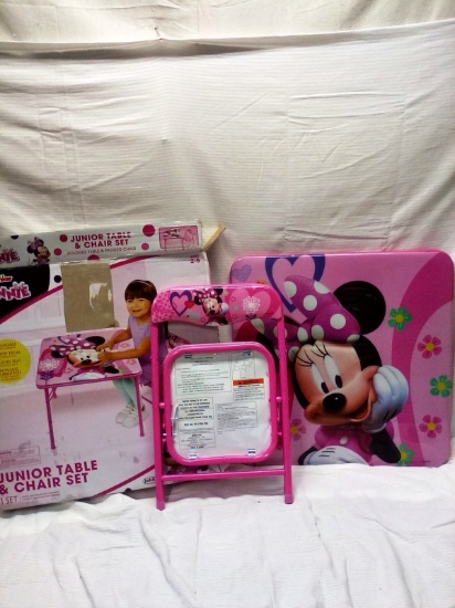 Disney Jr Minnie Table and Chair Set
