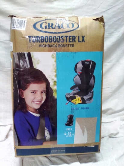 Graco TurboBooster Matrix Fashion Car Seat for 4-10 Year Olds
