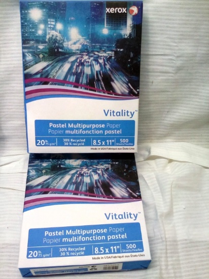Qty. 2 Vitality, Pastel, Pink/Rose Multipurpose Paper, 500 Sheets Per Pack