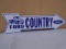 Metal Ford Country Arrow Sign