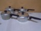 4pc Set of Vintage Wagnerware Magnalite Cookware w/ Lids