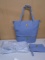 Joy Mangano Purse w/ Wristlet & Storage Bags