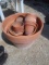 Large Groupof Clay Flower Pots