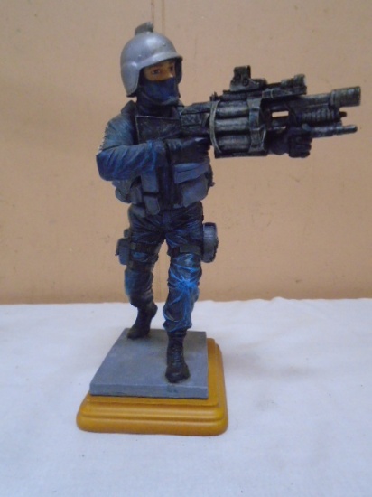 Vanmark Blue Hats of Bravery "Less Lethal" Policeman Figurine
