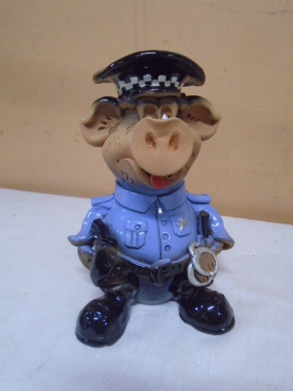 Police Officer Piggy Bank