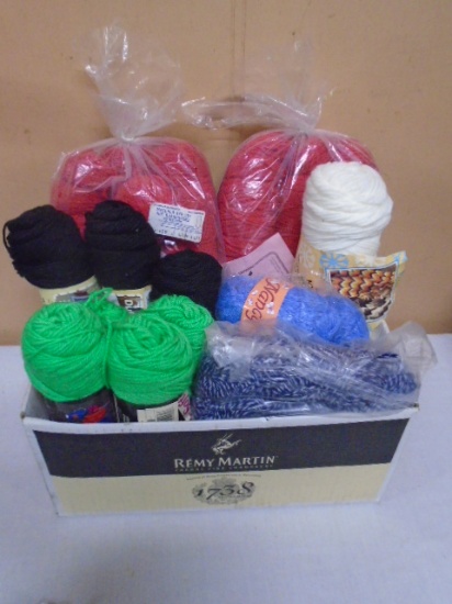 Large Group of Brand New Assorted Sceens of Yarn