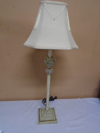 Beautiful Candle Stick Table Lamp w/ Decorative Shade