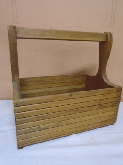 Wooden Tote Box