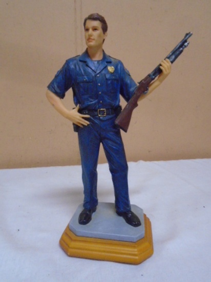 Vanmark Blue Hats of Bravery "Hero III" Policeman Figurine