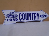 Metal Ford Country Arrow Sign