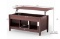 Costway Solid Wood Lift Top Coffee Table with Storage Shelves