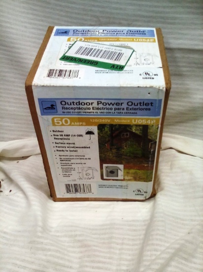 Outdoor Power Outlet 50 Amp Surface Mount