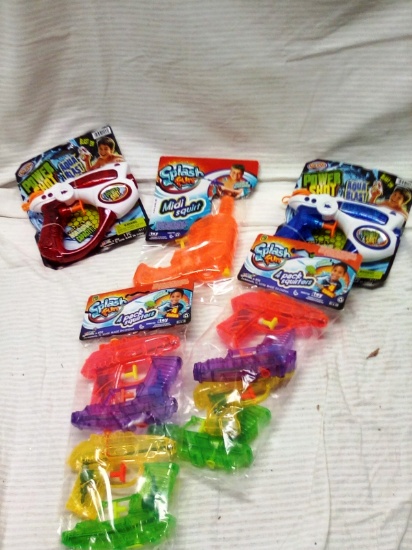 Qty. 5 Misc. Packs of Water Squirt Guns