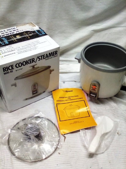 Automatic Rice Cooker/Steamer 6 Cup Capacity (Tested)