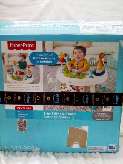 Fisher Price 3-In-1 Sit to Stand Play Center