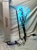 6' Black Lighted Tree with Stand and with Multi-Color Light Color Remote